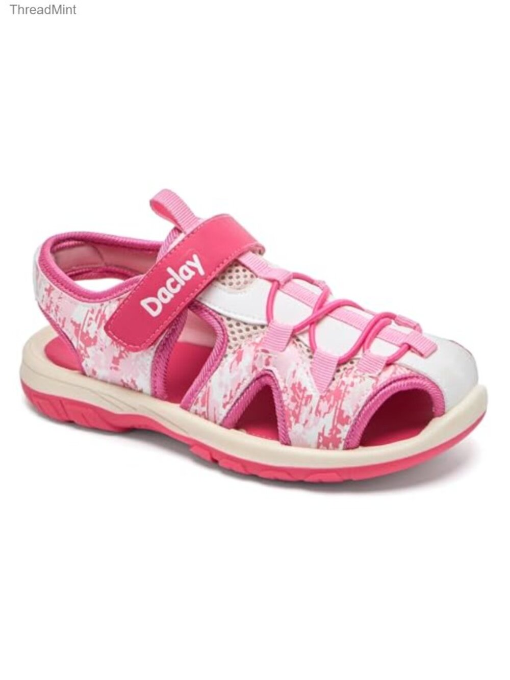 Kids Athletic Closed-Toe Sandals - Breathable Quick-Dry Hiking & Water Shoes -